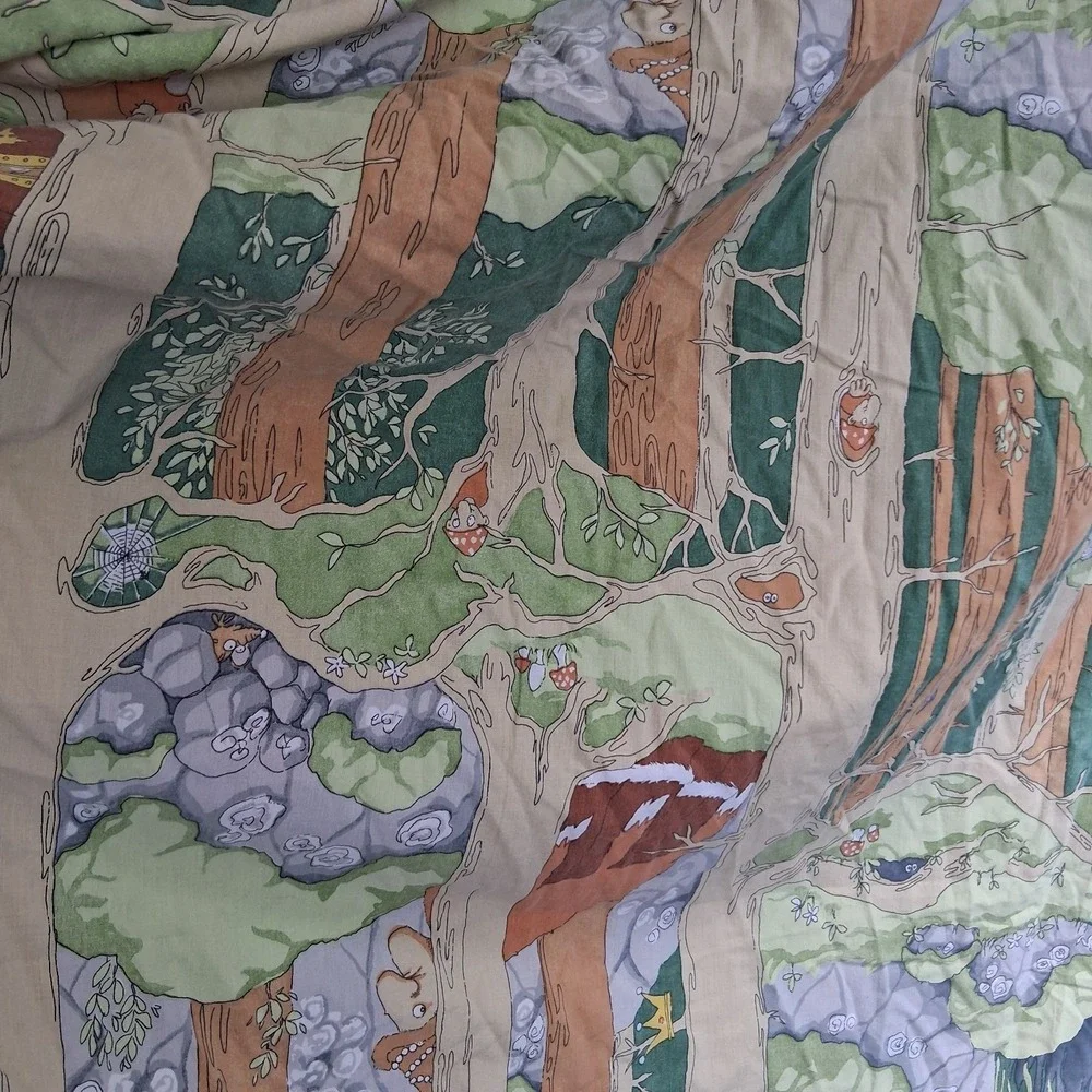 Vintage IKEA Sagan Troll Twin Duvet Cover ‎ RARE HTF GVC